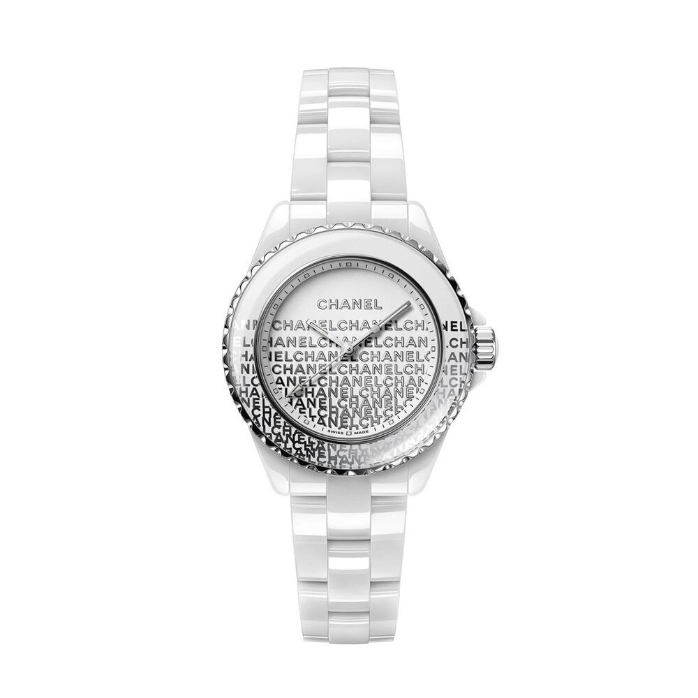 CHANEL Limited J12 Wanted de CHANEL White Ceramic 33mm Authentic Box & Papers